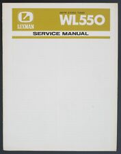 Riginal luxman wl550 gebraucht kaufen  Marpingen