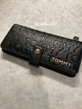 Tommy Hilfiger Cartera a Presión Larga Doble Plegado Vegana Negra en Relieve para Mujer’s segunda mano  Embacar hacia Argentina