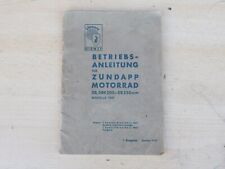 Rig betriebsanleitung zündapp gebraucht kaufen  Bremen