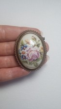 Vintage porcelain brooch for sale  MILTON KEYNES
