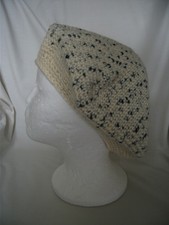 Hand crocheted beret for sale  PRESTON