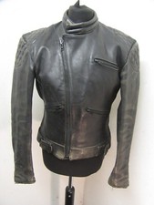 Vintage leather motorcycle for sale  HALIFAX