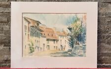 Peinture paysage architecture d'occasion Peinture paysage architecture d'occasion  Fayence