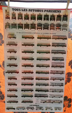 Affiche autobus parisiens d'occasion  Prayssac