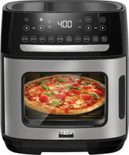 bella PRO 12,6 qt. Forno de pizza fritadeira a ar tela sensível ao toque com rotisserie aço inoxidável comprar usado  Enviando para Brazil