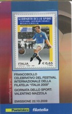 2009 tessera filatelica usato  Italia
