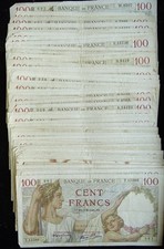 Lot billets 100 d'occasion  Auxerre