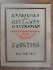 Catalogue exposition enseignes d'occasion  Lunel
