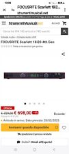 Scheda audio usb usato  Cervino