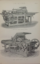 Antique 1870s printing for sale  TORRINGTON