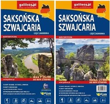 Używany, Książka Mapy turystyczne. Czeska i Saksońska Szwajcaria, 1:25 000  na sprzedaż  PL