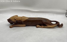 Carved wood panther for sale  Columbus