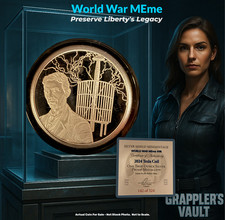 SEM RESERVA!! Silver Shield World War MEme #98 🔥 Bobina Tesla 2024 🔥 Baixo certificado de autenticidade! comprar usado SEM RESERVA!! Silver Shield World War MEme #98 🔥 Bobina Tesla 2024 🔥 Baixo certificado de autenticidade! comprar usado  Enviando para Brazil