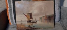 Tableau ancien huile d'occasion  La Motte