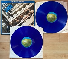 BEATLES - 1967-1970 MEGA RARE ORIG. GERMAN BLUE VINYL 2-LP APPLE 1978 comprar usado  Enviando para Brazil