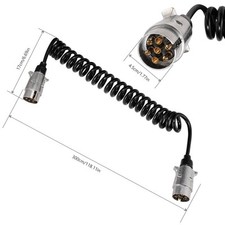 Kabel polig spiralkabel gebraucht kaufen  Bruchsal