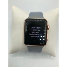 Apple Watch, Series 3, 38mm-ouro rosa, rachadura na tela! comprar usado  Enviando para Brazil