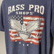 Bass Pro Shop Patriotic masculino. Camisa Flag & Eagle grande comprar usado  Enviando para Brazil