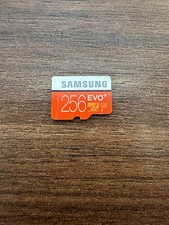Cartão de memória Samsung 256GB microSD EVO Plus Series 100MB/s muito bom 4E comprar usado  Enviando para Brazil