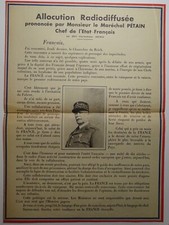 Ww2 affiche collaboration d'occasion  Paris V
