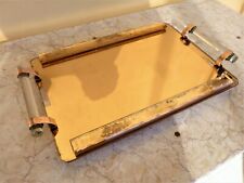 Plateau miroir verre d'occasion  La Brède