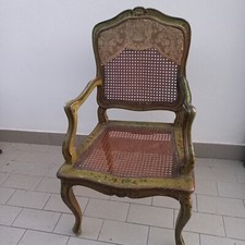 Poltrona antica laccata usato  Sanremo