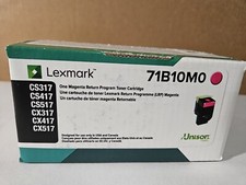 Cartucho de toner magenta Lexmark 71B10M0 programa de retorno, usado comprar usado Cartucho de toner magenta Lexmark 71B10M0 programa de retorno, usado comprar usado  Enviando para Brazil