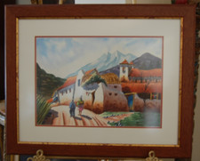 Vtg framed watercolor for sale  Miami