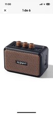 Mini amplificador de guitarra - 5W alto-falante duplo BT amplificador de guitarra sem fio, recarregável comprar usado  Enviando para Brazil