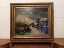 Huile toile encadrée d'occasion  Bois-Guillaume