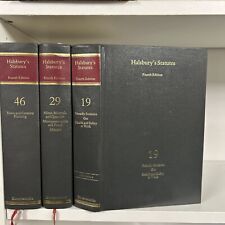Halsbury statutes fourth for sale  NANTWICH