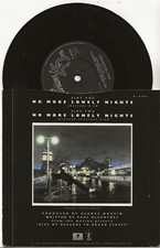 PAUL MCCARTNEY NO MORE LONELY NIGHTS 2 VERSIONS UK SINGLE, LABEL MISPRINT comprar usado  Enviando para Brazil