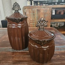 Ceramic canisters gorgeous for sale  Lakeside