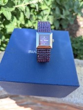 Swarovski crystal purple for sale  NOTTINGHAM