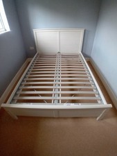 Ikea white double for sale  WELLINGTON