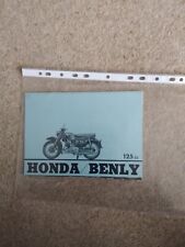 Honda benly 125cc for sale  KINGSWINFORD