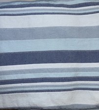 Toalha de mesa listrada azul branca mistura de algodão 58x74 praia churrasqueira ao ar livre chalé comprar usado  Enviando para Brazil