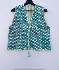 Colete Feminino Acolchoado Frente Aberta Tamanho S Floral Caixinha Colorido Cottagecore BOHO comprar usado  Enviando para Brazil