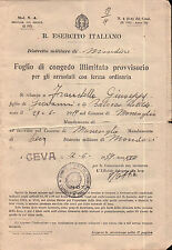 Monesiglio cuneo foglio usato  Albenga