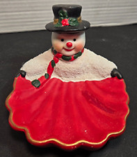 Ceramic snowman top for sale  Coulterville