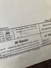 Goslar gleisplan 1965 gebraucht kaufen  Neustadt am Rübenberge