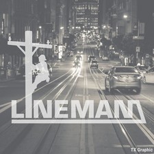 Lineman decal electrical for sale  Katy
