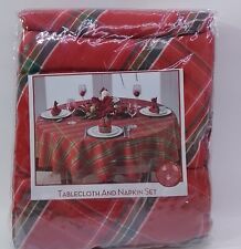 Christmas tartan tablecloth for sale  DERBY