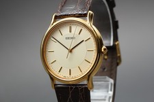 [Quase em perfeito estado] Seiko Spirit 7N01-0BR0 relógio masculino quartzo dourado 33mm vintage Japão comprar usado  Enviando para Brazil