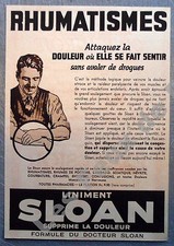 Publicite liniment sloan d'occasion  Beaumont-de-Lomagne