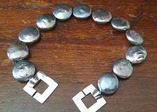 Bracciale perle barocche usato  Latina