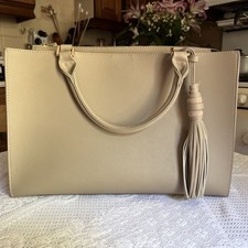 Beige faux leather for sale  LEWES