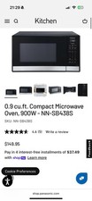Panasonic 0.9 cu.ft. for sale  Los Angeles