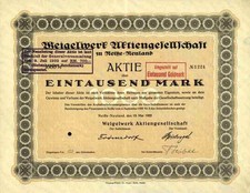 Weigelwerk 1922 neiße gebraucht kaufen  Bayreuth