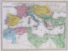 Mare mediterraneo carte usato  Reggio Emilia
